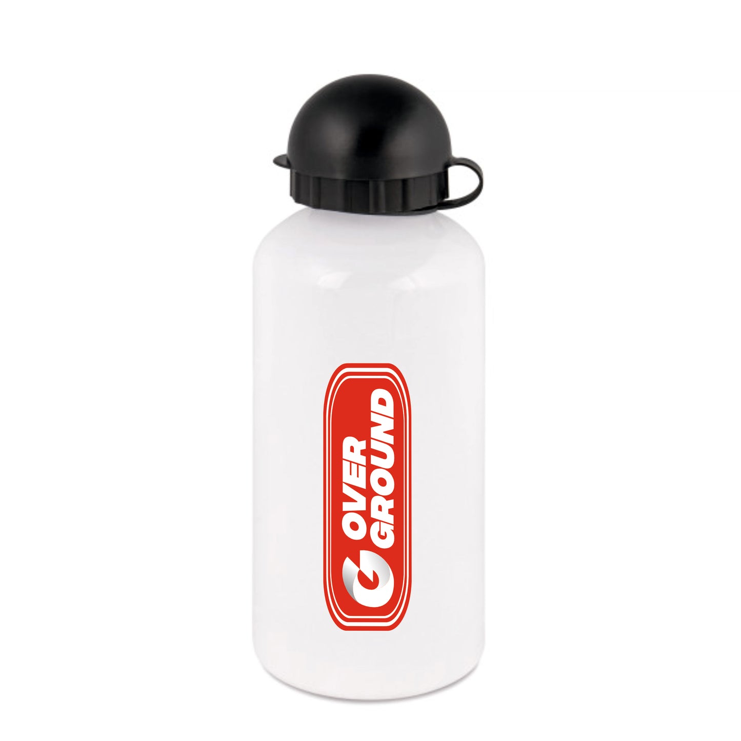 Trinkflasche Alu weiss Overground