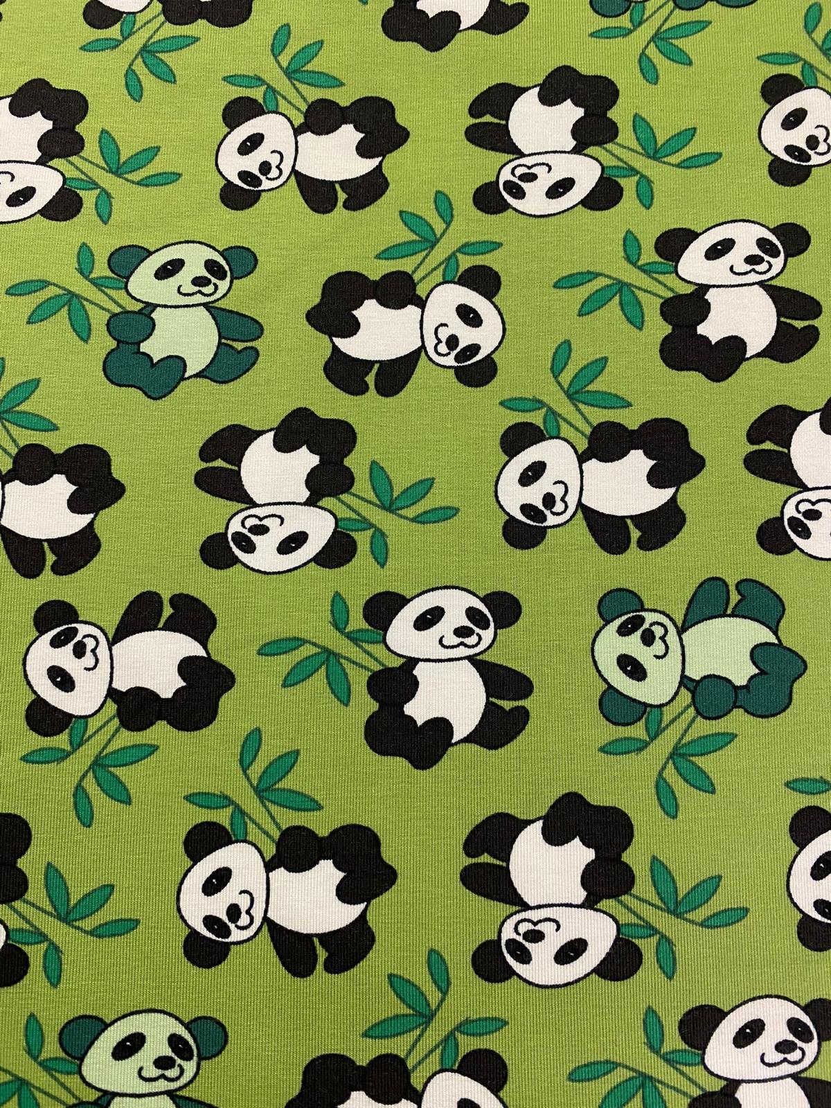 Babysicherheitsdecke Panda grün