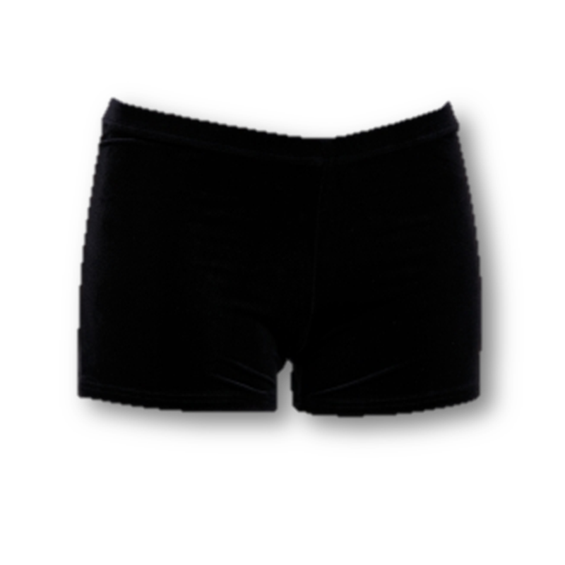 Hotpants Samt fein schwarz Flexdress