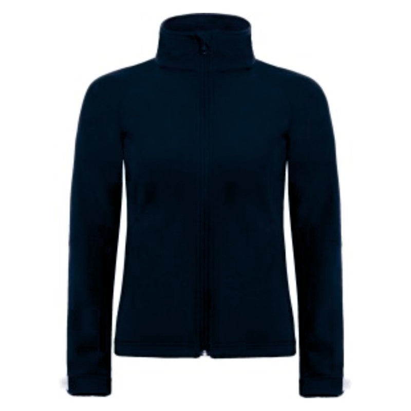 B&C Damen 3-Lagen Kapuzen Softshell Jacke 01.0937 navy