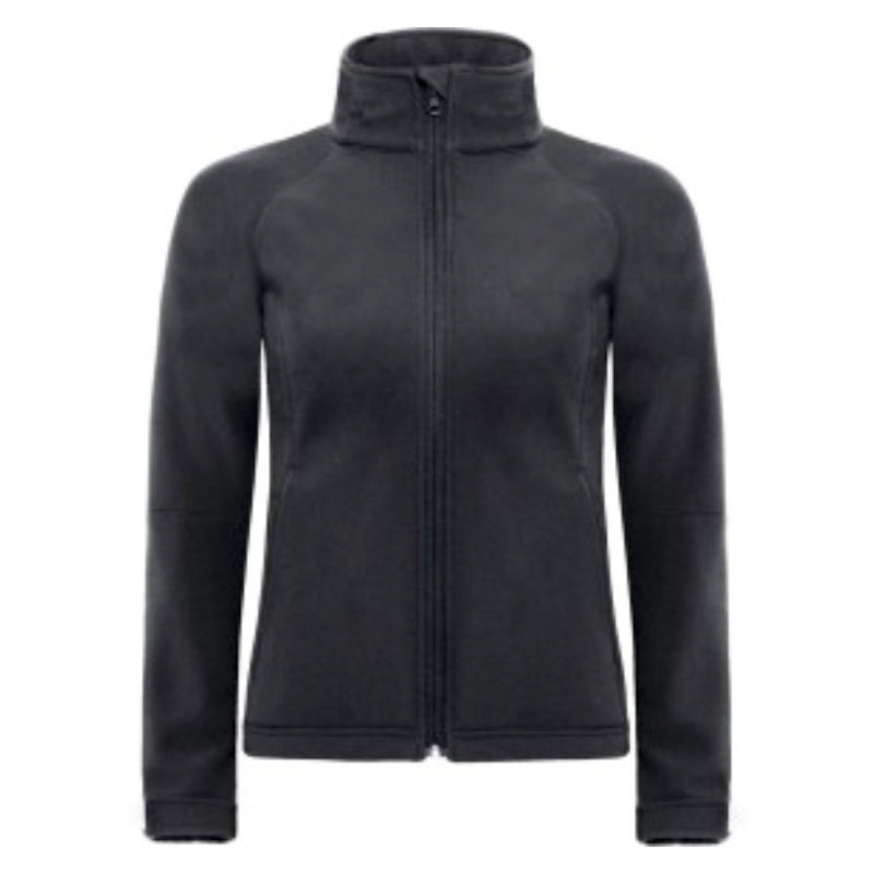 B&C Hooded Damen 3-Lagen Kapuzen Softshell Jacke 01.0937 grau