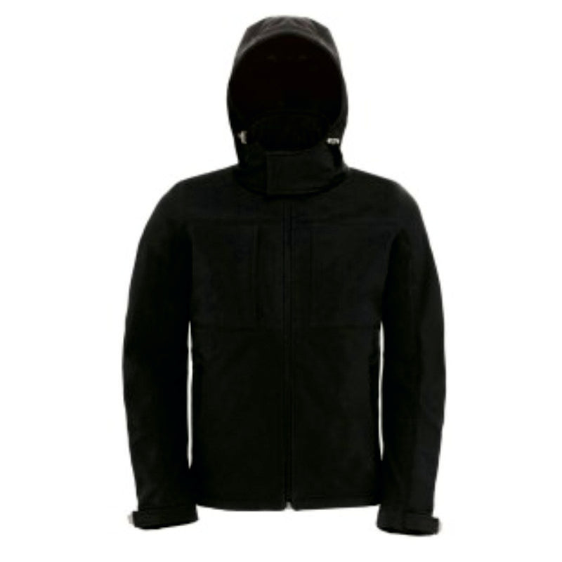 B&C Hooded Softshell Herren 3-Lagen Kapuzen Softshell Jacke