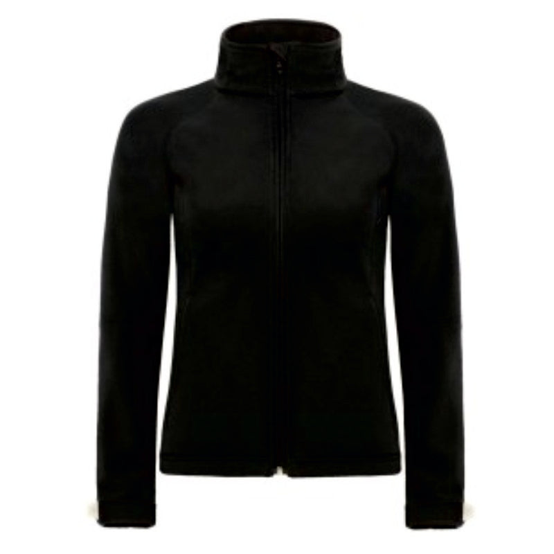 B&C Damen 3-Lagen Kapuzen Softshell Jacke 01.0937 schwarz