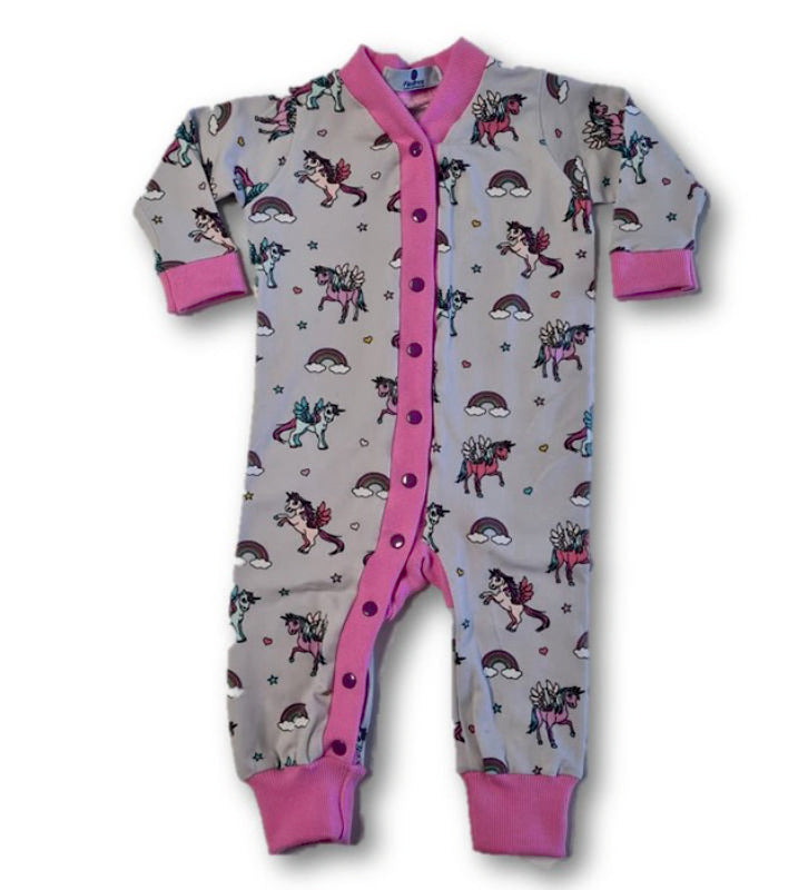 Strampler Bio Einhorn