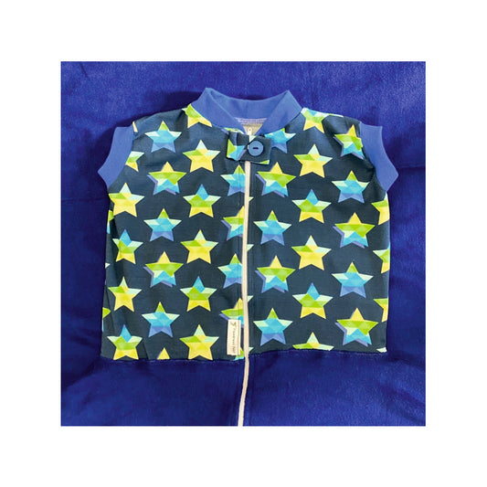 Babysicherheitsdecke blau Stern