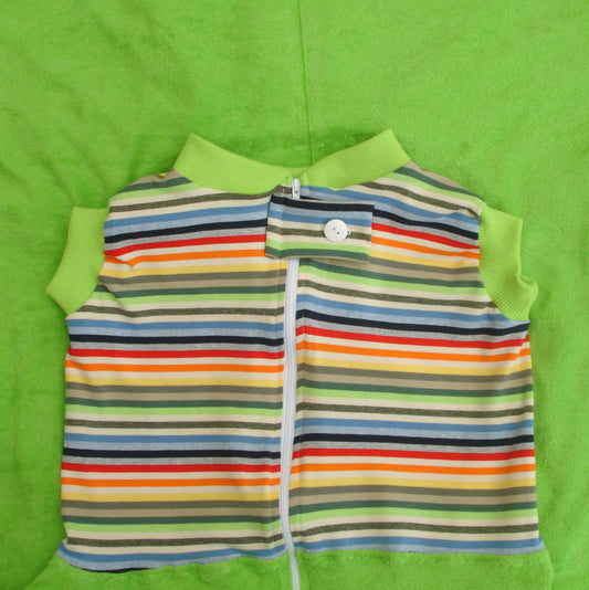 Babydecke 160/200 gestreift