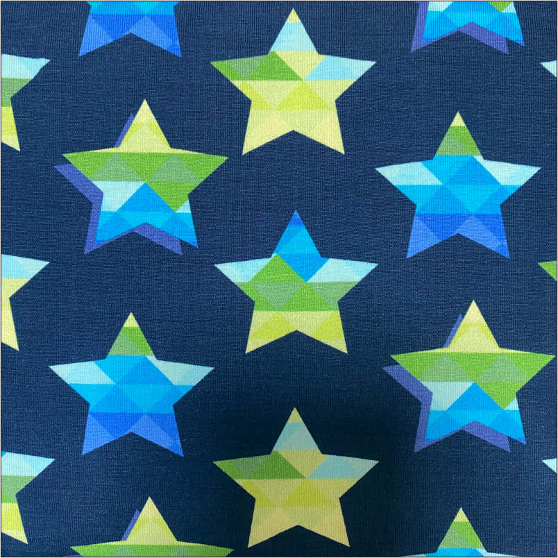 Babysicherheitsdecke blau Stern