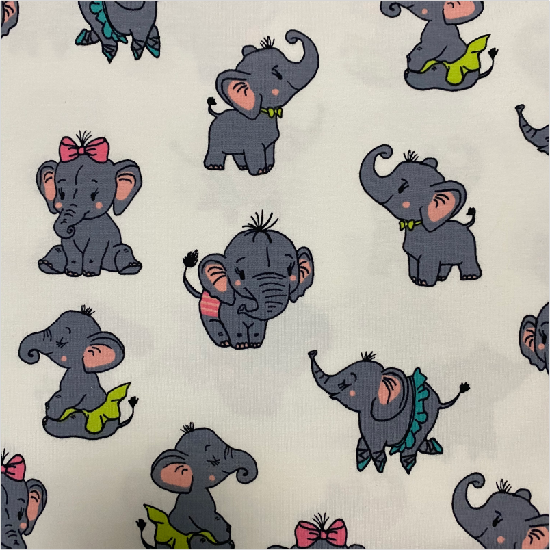 Babysicherheitsdecke weiss Elefant