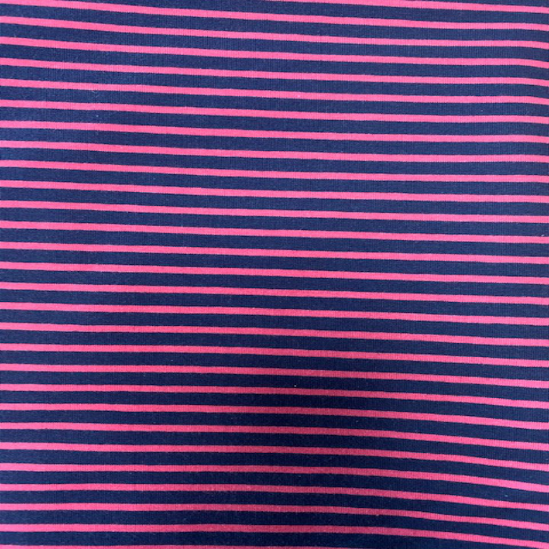 Babysicherheitsdecke blau rosa gestreift