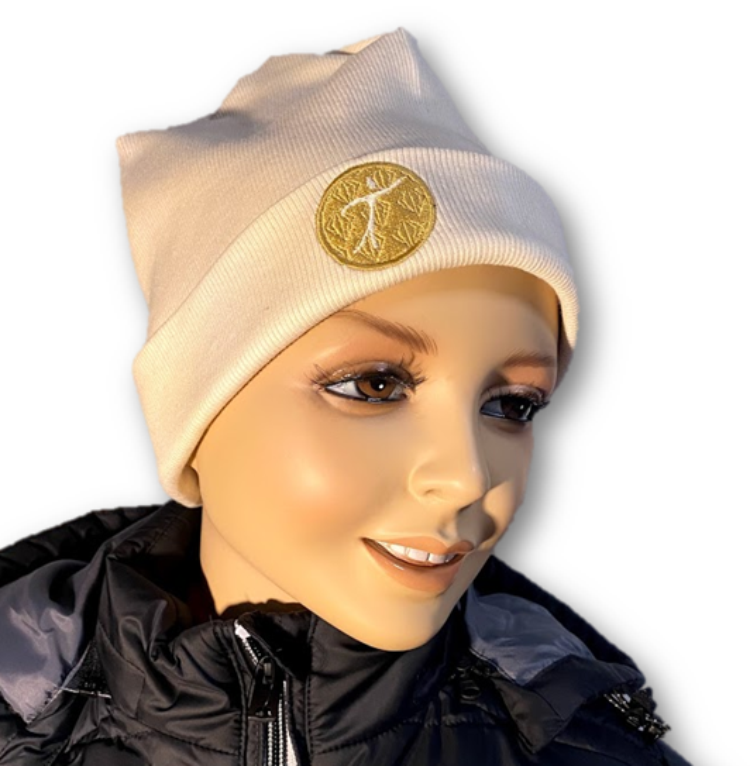Mütze Bio Baumwolle beige