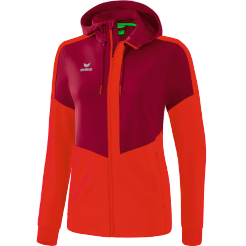 Erima Damen Trainingsjacke mit Kapuze Squad