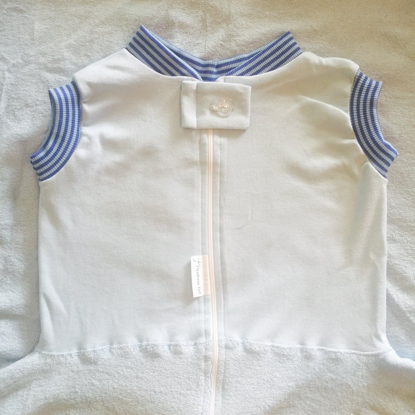 Babysicherheitsdecke uni ciel blau 90/200