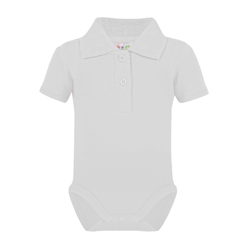 Baby Bio Bodysuit with Polo shirt neck