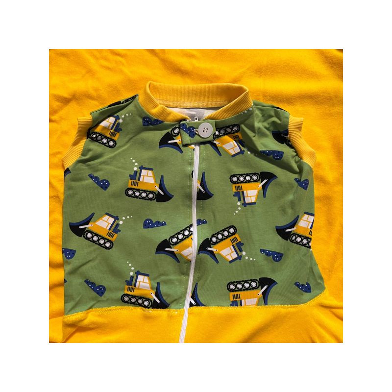 Babysicherheitsdecke gelb Pistenbulli 90/200