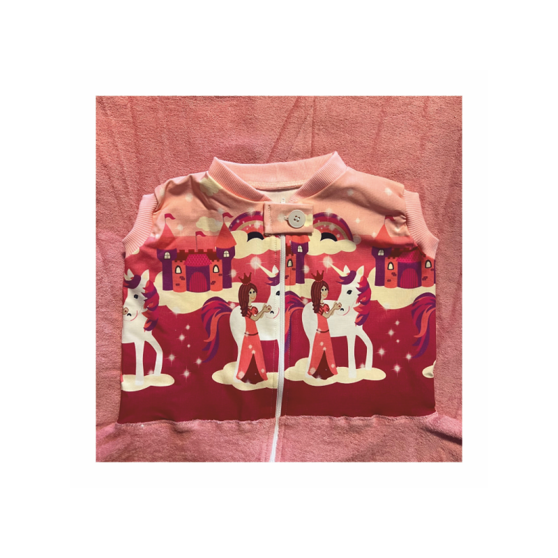 Babysicherheitsdecke rosa Burg 90/200