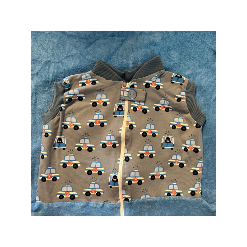 Babysicherheitsdecke blau Polizeiauto 70/140