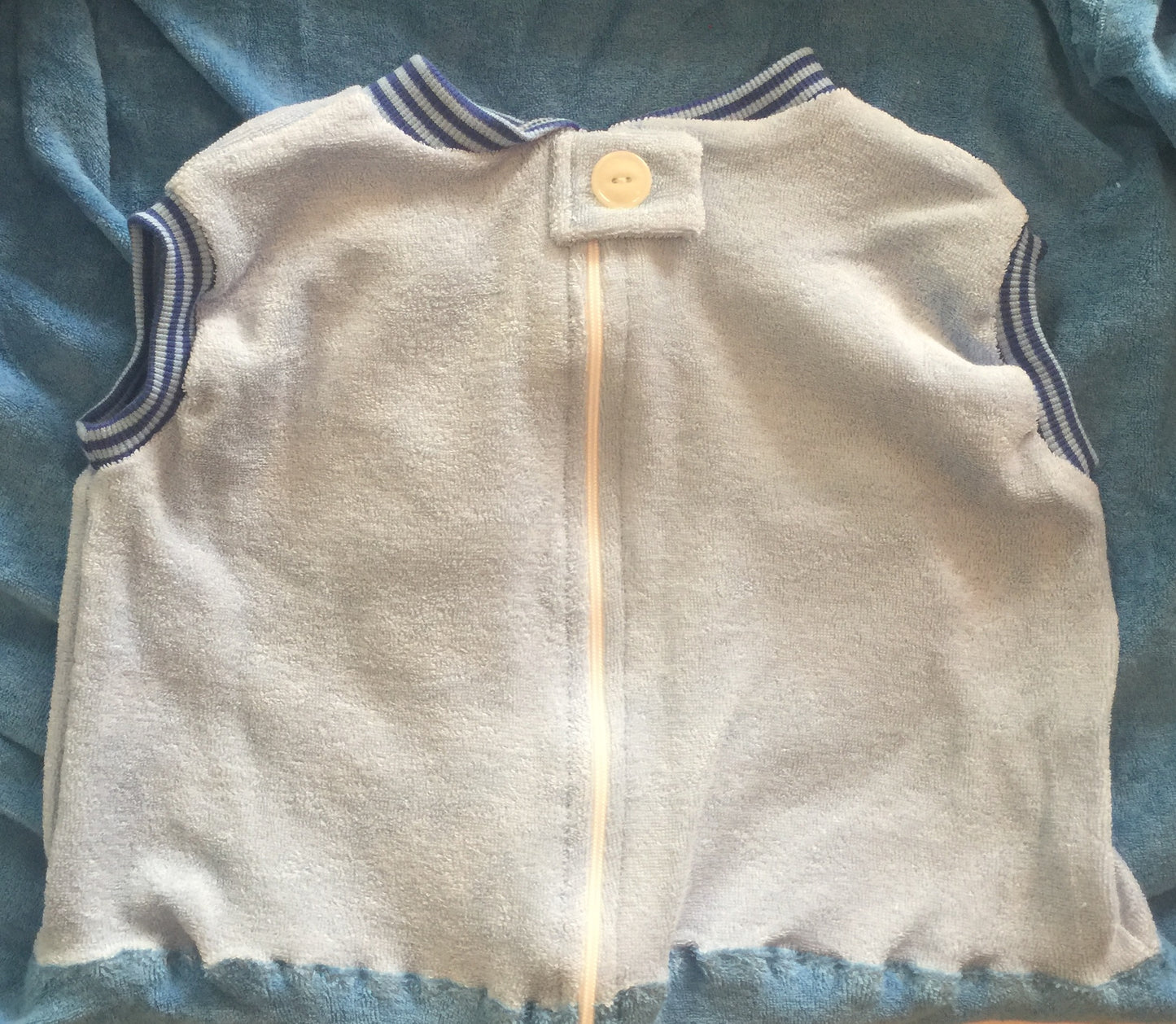 Babysicherheitsdecke zwei verschiedene blau 70x140