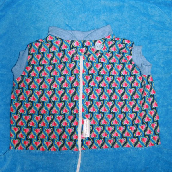 Babysicherheitsdecke Retro Herz 90/200