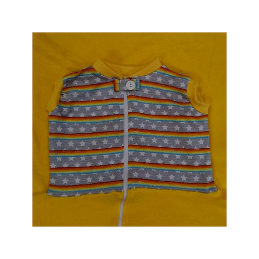 Babysicherheitsdecke grau Stern