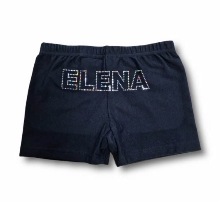 Hotpants mit Pailletten Druck