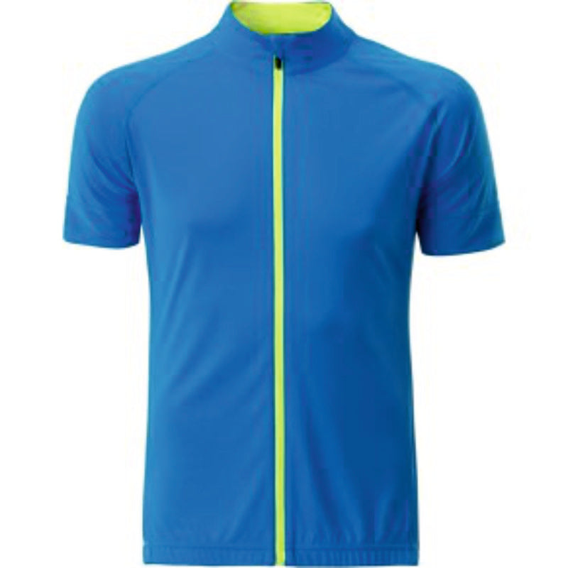 James & Nicholson Herren Full Zip Radtrikot