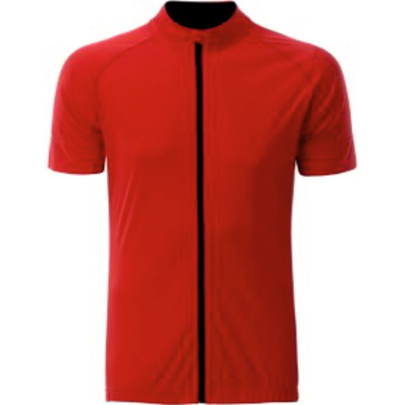 James & Nicholson Herren Full Zip Radtrikot