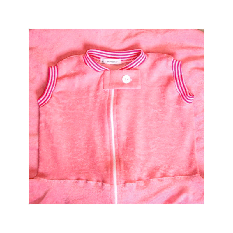 Babysicherheitsdecke Uni rosa Gestreifte Borde