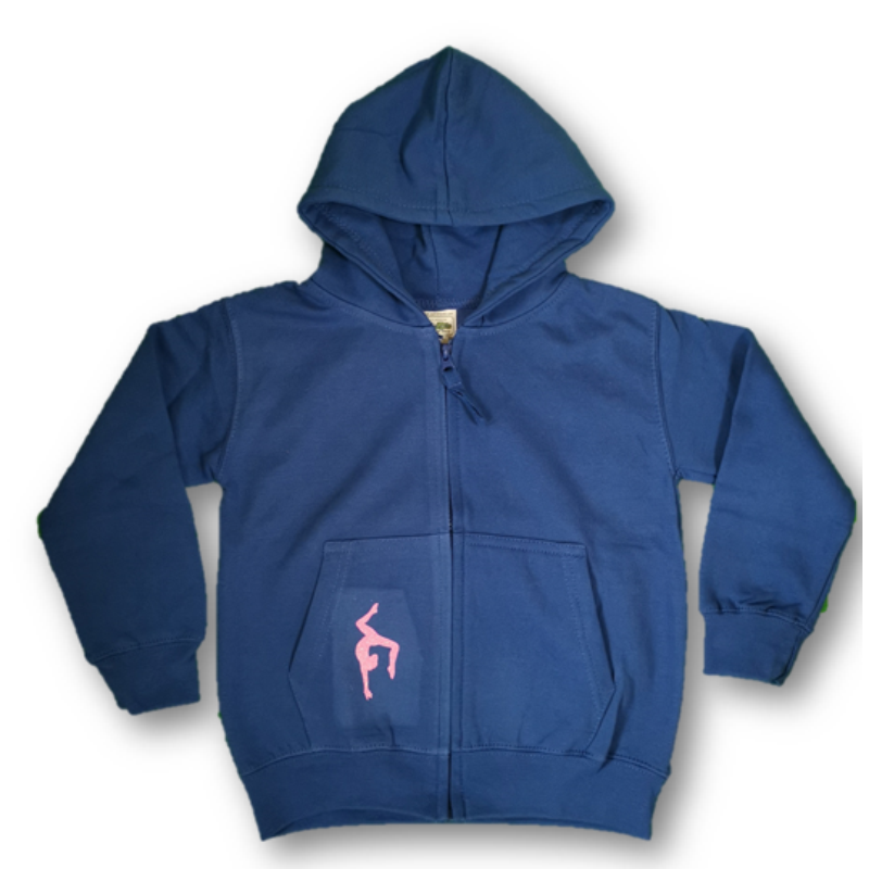Kapuzen Jacke blau Gymnastic