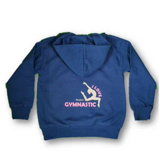Kapuzen Jacke blau Gymnastic