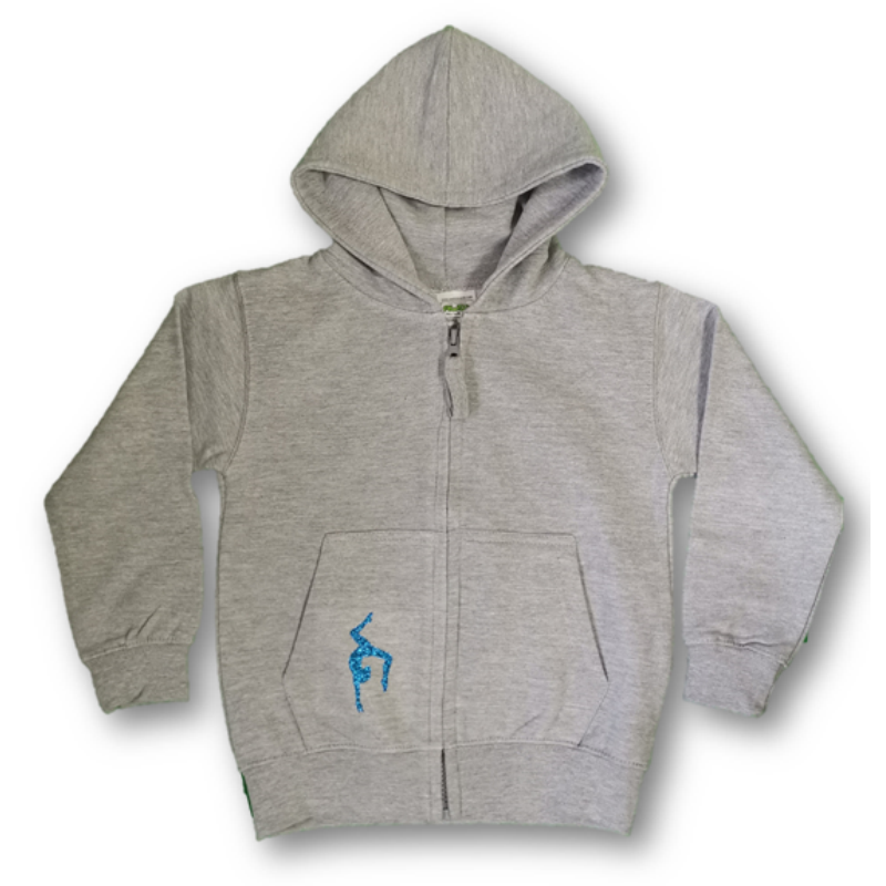Kapuzen Jacke grau Gymnastic