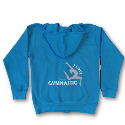 Kapuzen Jacke türkis Gymnastic