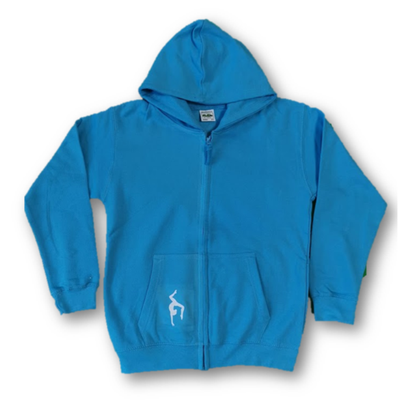 Kapuzen Jacke türkis Gymnastic