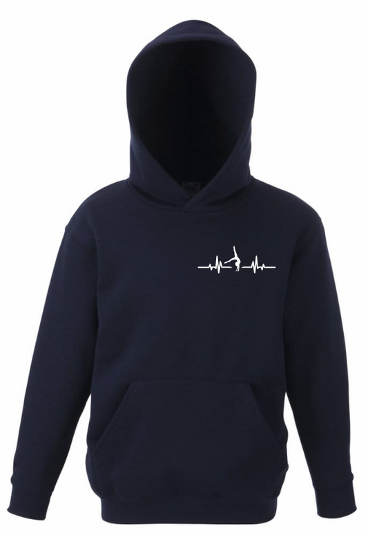 Kapuzenhoody Navy EKG its my LIFE