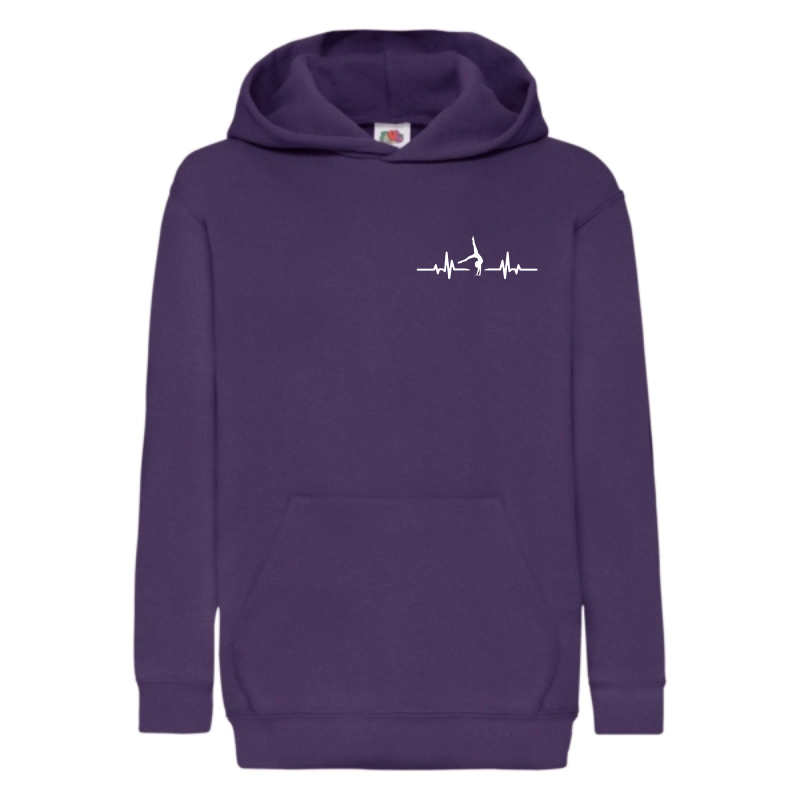 Kapuzenhoody violett EKG its my LIFE