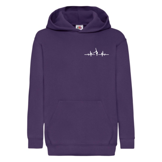 Kapuzenhoody violett EKG its my LIFE