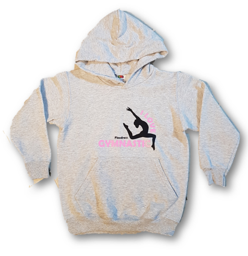 Kapuzen Hoody grau Gymnastic