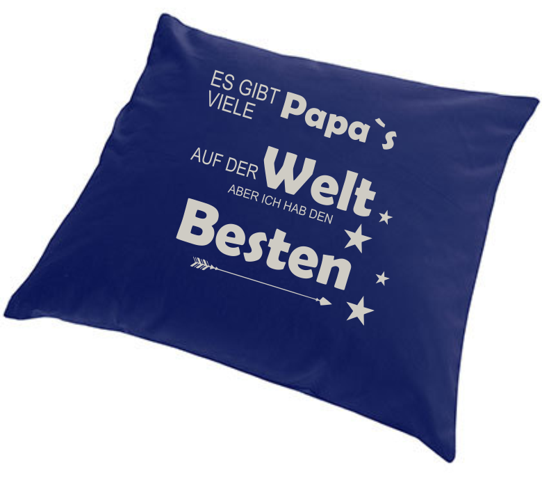 Kissen bedruckt BESTER PAPA