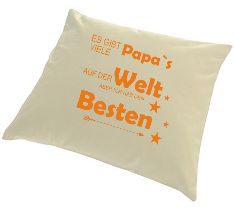 Kissen bedruckt BESTER PAPA