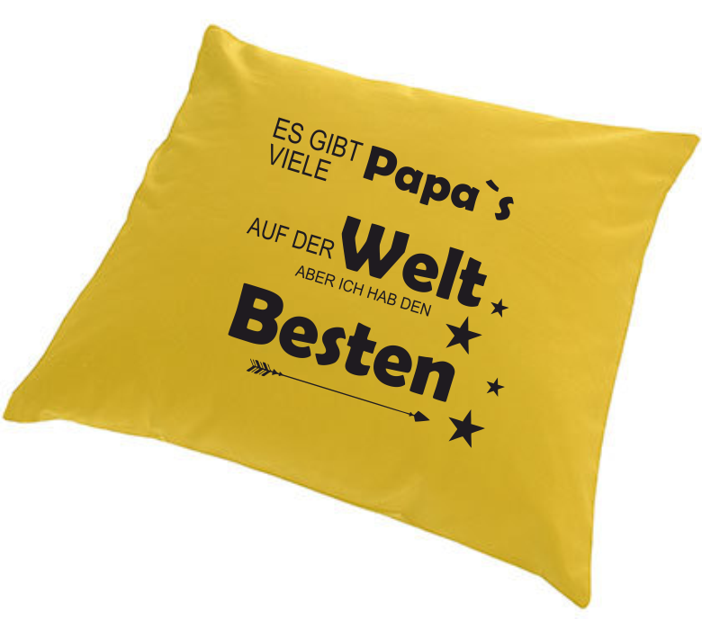 Kissen bedruckt BESTER PAPA
