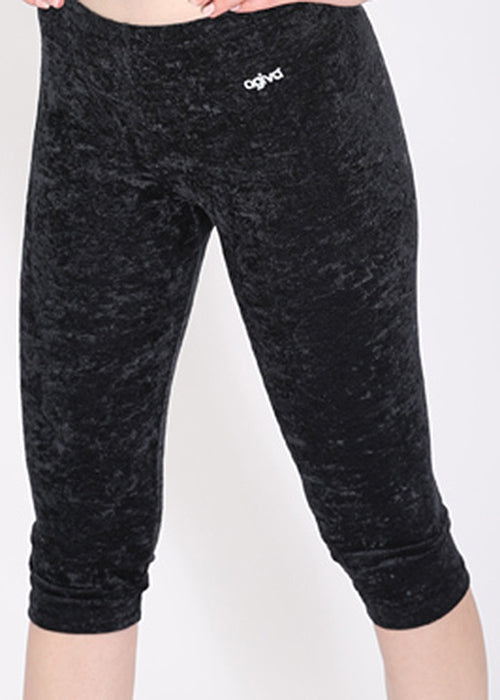 Agiva 3732 Hosen Legging 3/4 lang Samt struktur
