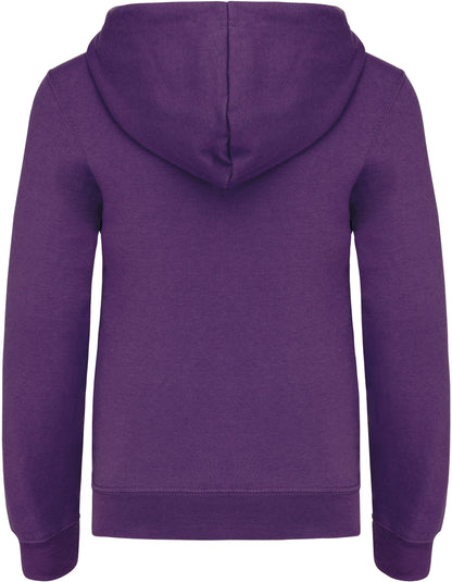 Kinder Kontrast Kapuzen Sweater mit Schmetterling Druck