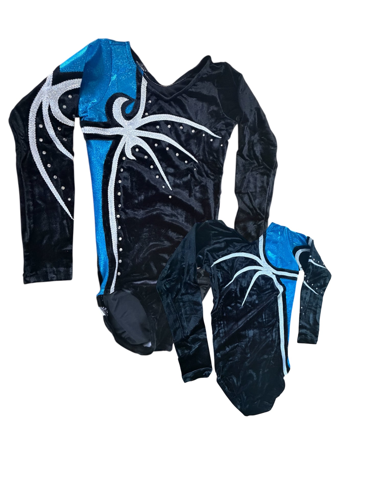 Flexdress Turndress  TT Gymnastics schwarz/blau 4002