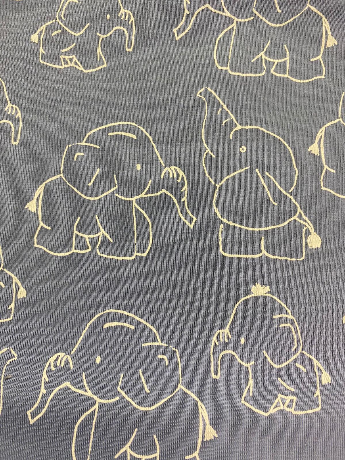 Babysicherheitsdecke Elefant blau