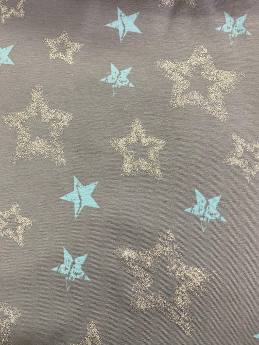 Babysicherheitsdecke Sterne grau blau