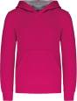 Kinder Kontrast Kapuzen Sweater mit Schmetterling Druck