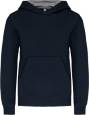 Kinder Kontrast Kapuzen Sweater mit Schmetterling Druck