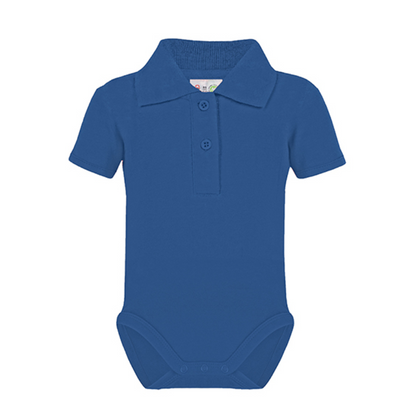 Baby Bio Bodysuit with Polo shirt neck