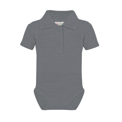 Baby Bio Bodysuit with Polo shirt neck