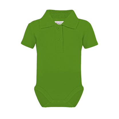 Baby Bio Bodysuit with Polo shirt neck