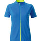 James & Nicholson Damen Full Zip Radtrikot